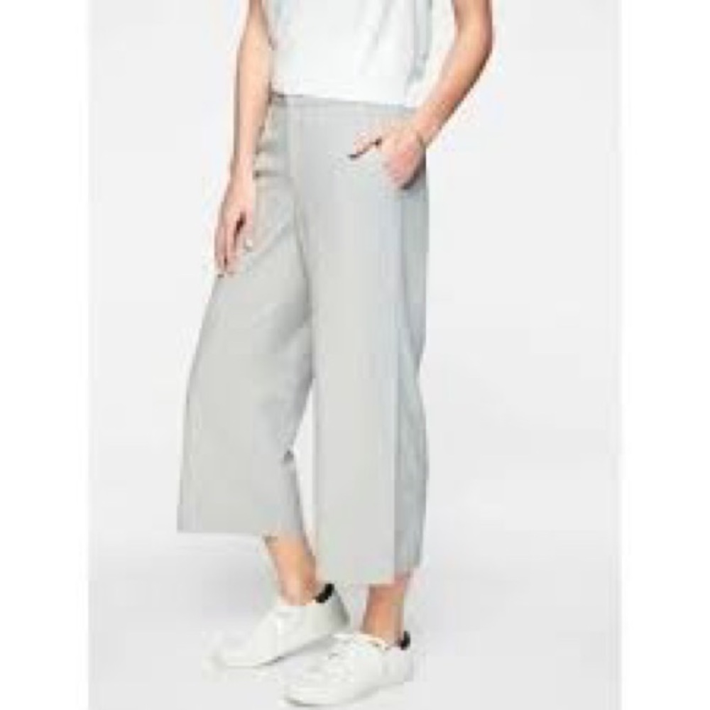 Athleta Women’s Size 12 Tribeca Light Gray Wide-Leg NWOT
